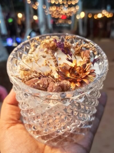 Crystal Petal Luxury Candle
