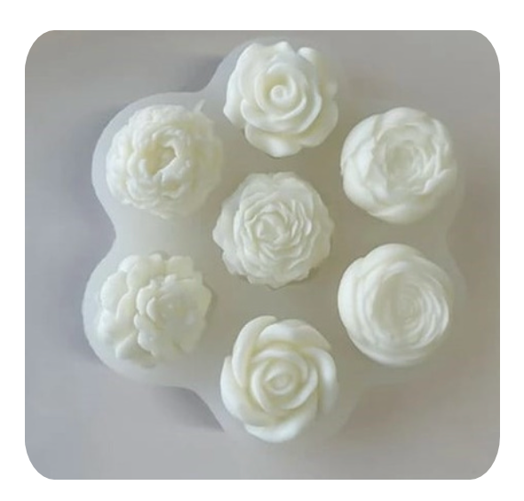 7 in 1 Small Rose mould