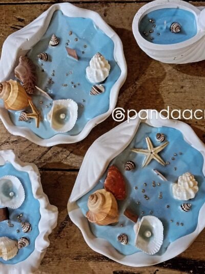 Ocean Altar Shell Candle