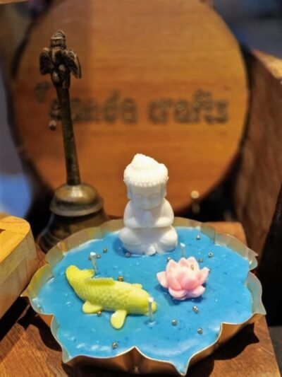 Buddha Lotus Pond Candle