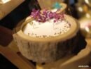 Mehfil Urli Luxury Candle – Handcrafted Wooden with Bark Finish , 3 wicks