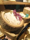 Mehfil Urli Luxury Candle – Handcrafted Wooden with Bark Finish , 3 wicks
